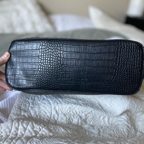 Vintage Y2K U.S POLO purse. NWOT black and grey  shoulder bag old money style - Picture 4 of 6